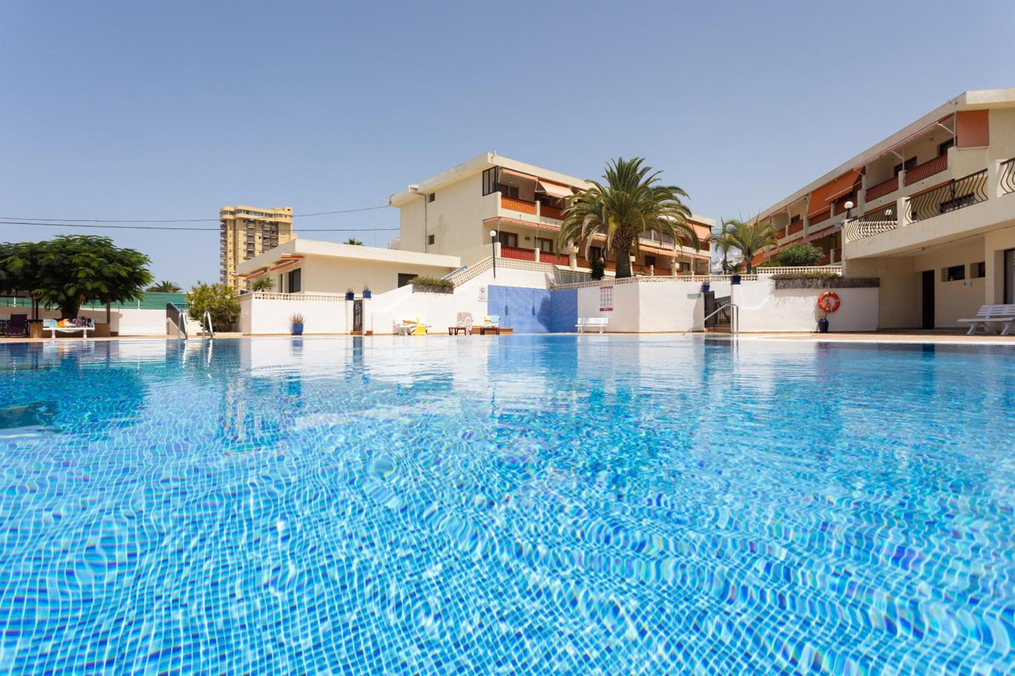 Frontline Playa Las Vistas With Pool, Parking, Sea Los Cristianos (Tenerife) Exterior foto